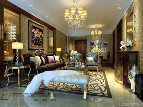 phòng khách sang trọng ở trung quốc