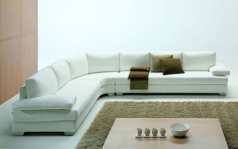 Những kiểu Sofa đẹp cho không gian nhà hiện đại-sofa màu trắng