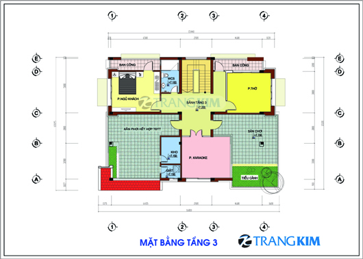 Thiết kế biệt thự có sân vườn trên diện tích 250m2 