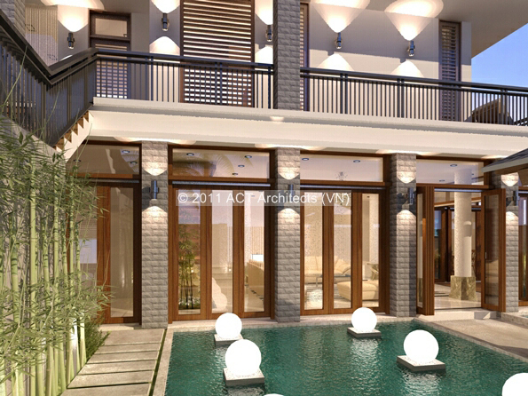 Cải tạo biệt thự 3,5 tầng trên diện tích 460m2