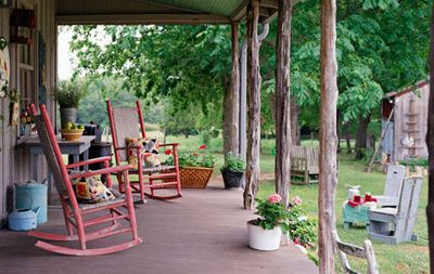 Trang trí ngoại thất phong cách đồng quê 