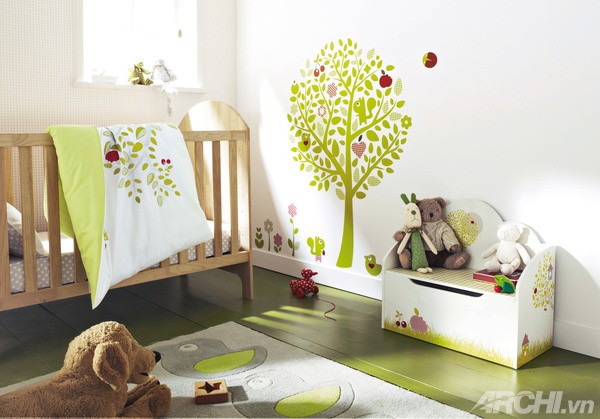 Những mẫu thiết kế phòng đáng yêu dành cho trẻ