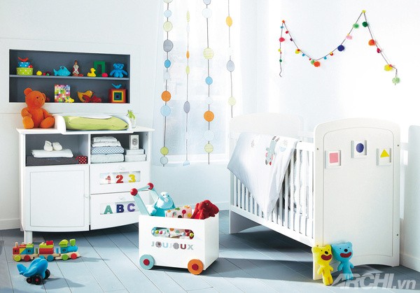 Những mẫu thiết kế phòng đáng yêu dành cho trẻ 