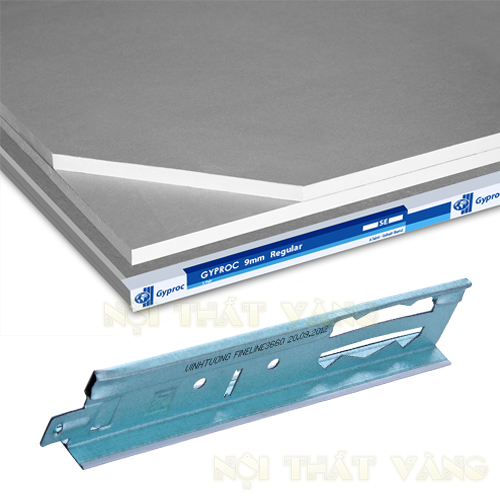 Trần thạch cao xương nổi vĩnh tường Fineline