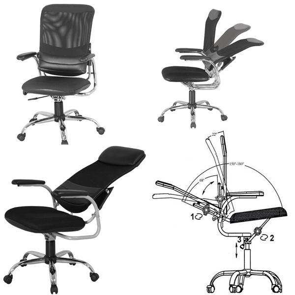 Ghế xoay lưới nội thất 190