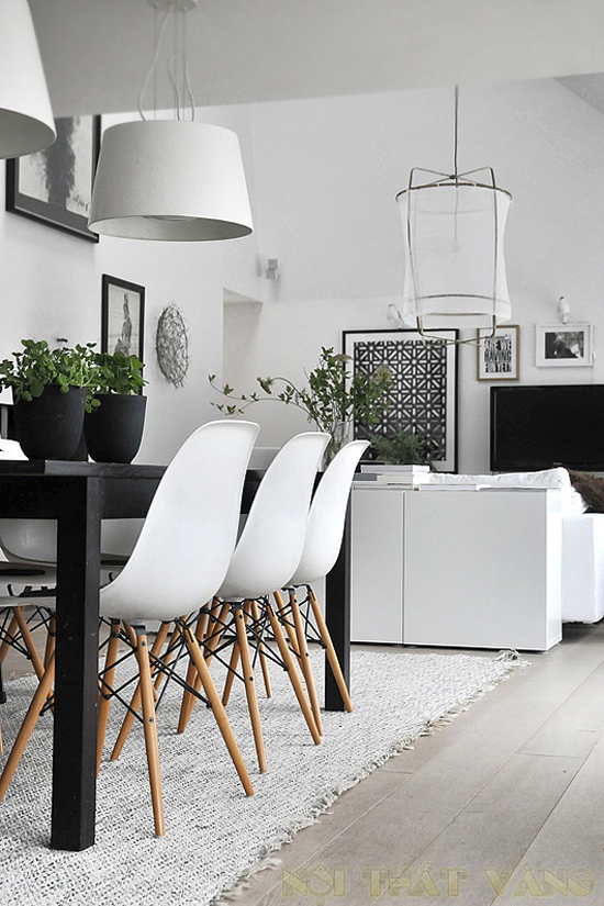Ghế DSW sử dụng nhiều trong gia đình giàu có