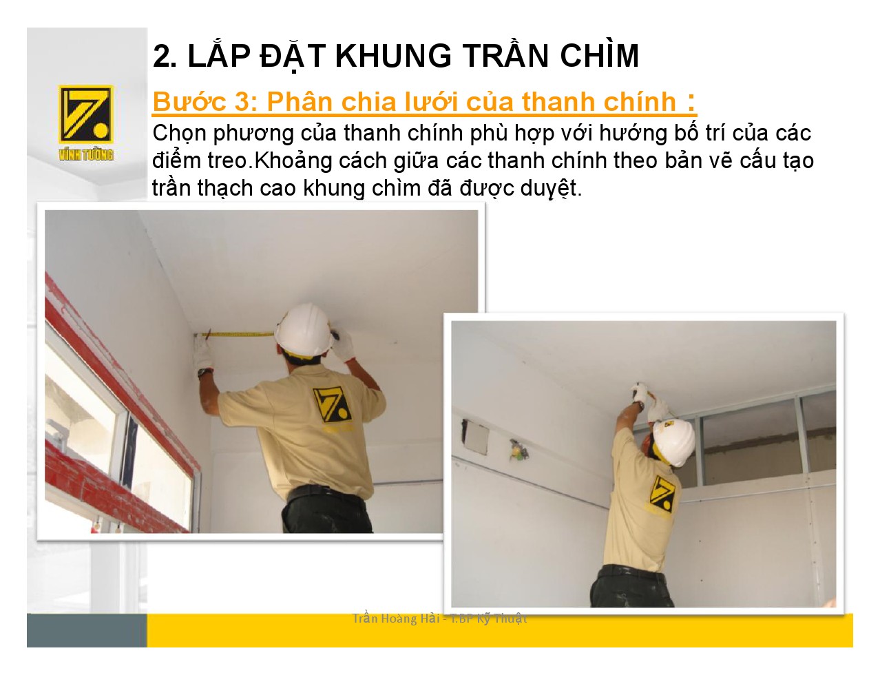 Hướng dẫn thi công trần chìm6