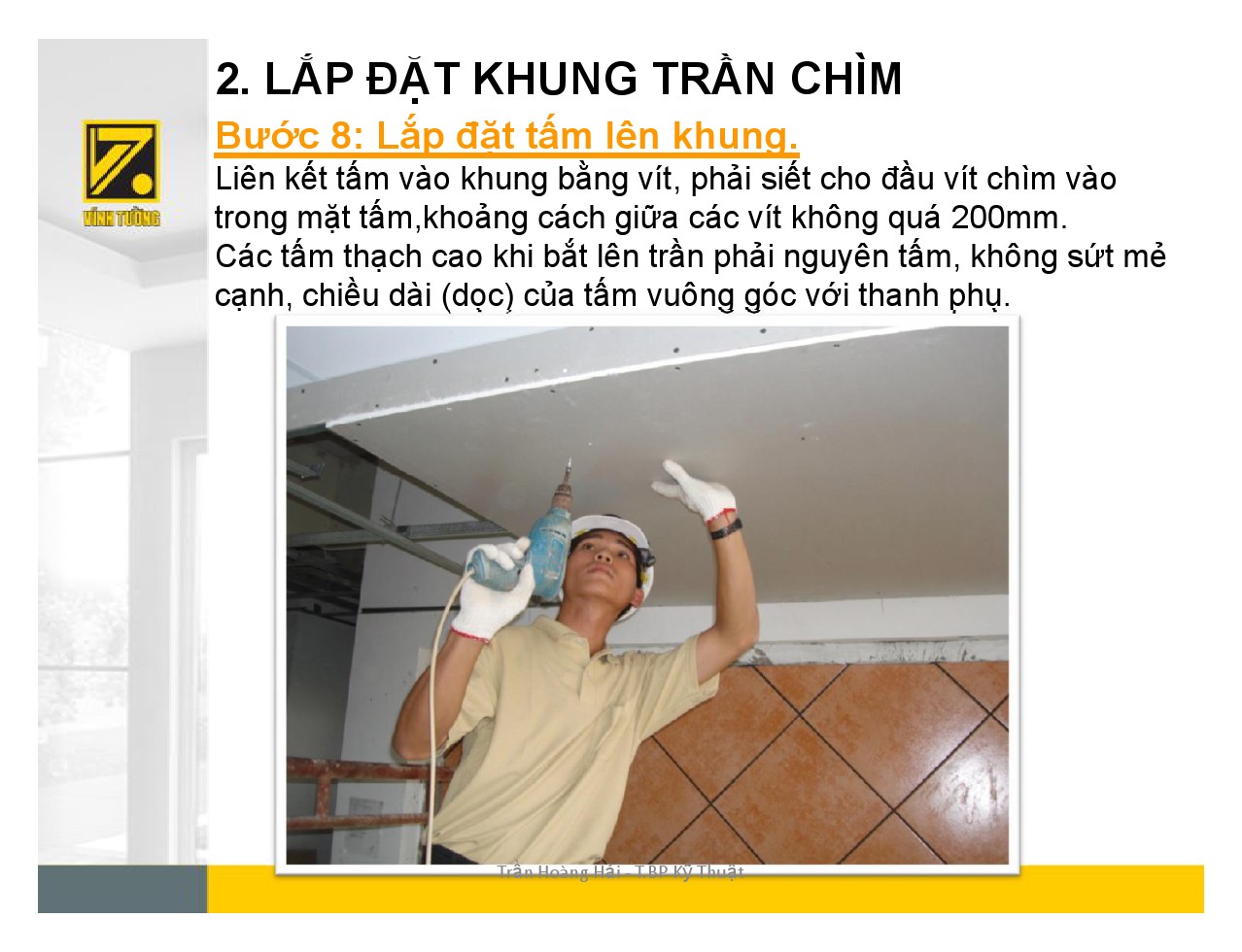 Hướng dẫn thi công trần chìm-10