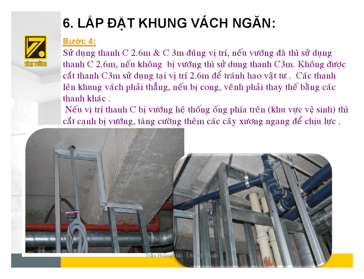 hướng dẫn thi công khung vách ngăn-7