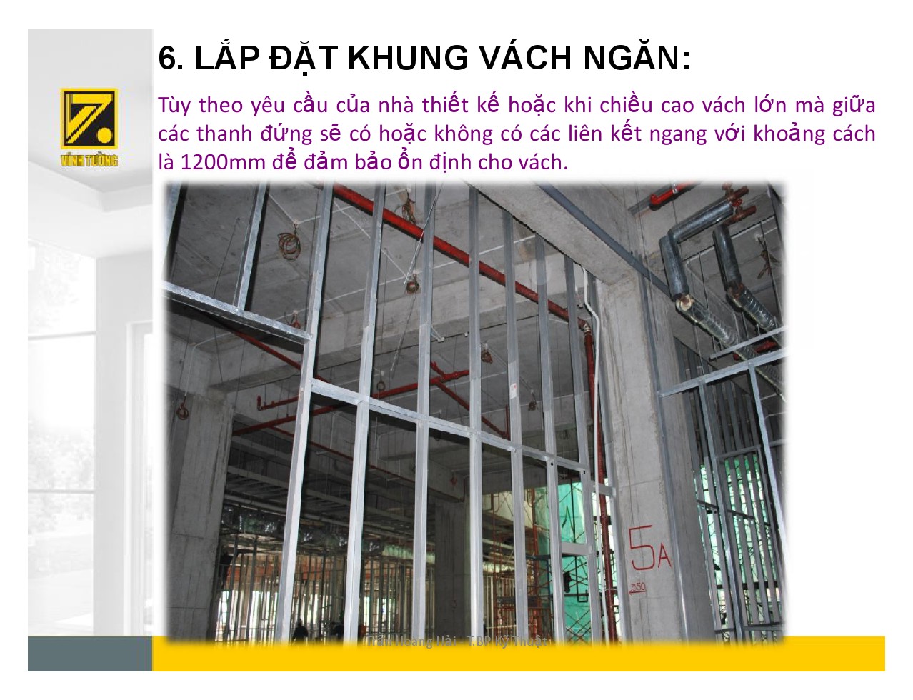 hướng dẫn thi công khung vách ngăn-9