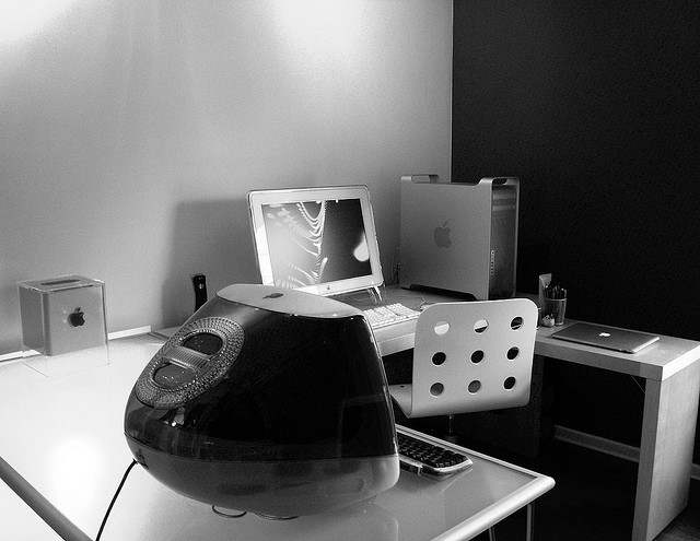 Home Office Interior Black White Design Ideas