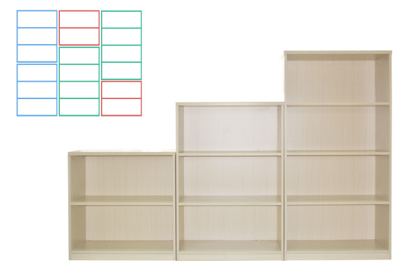 Bộ giá sách nội thất văn phòng