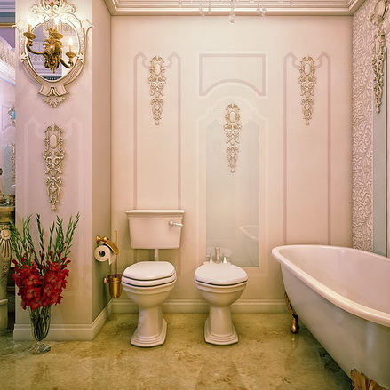 Phòng tắm: sự kết hợp giữa vintage và hiện đại 