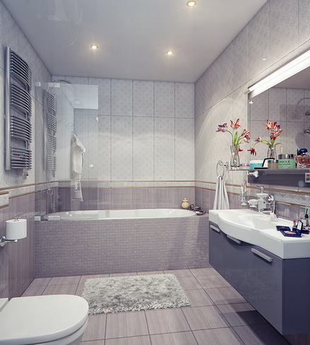 Phòng tắm: sự kết hợp giữa vintage và hiện đại 