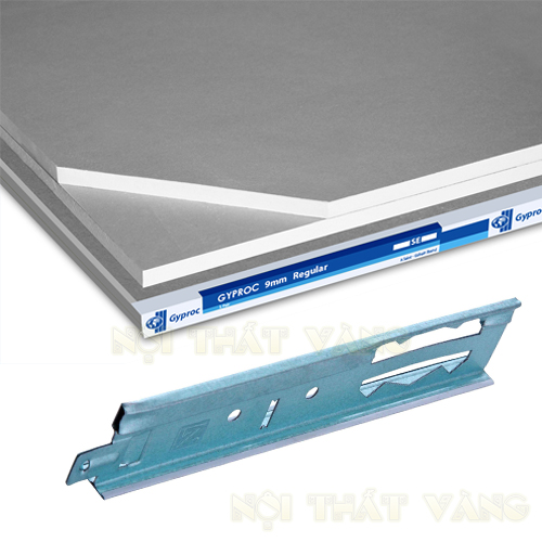 Trần thạch cao xương nổi vĩnh tường Simpline