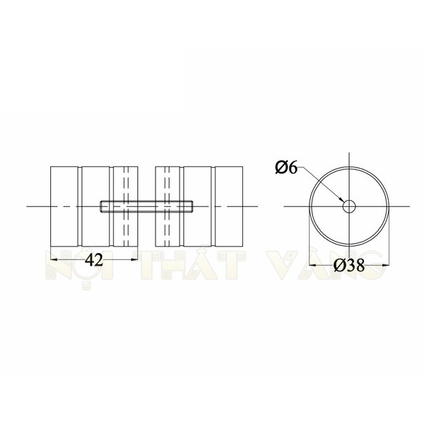 Tay nắm 201G cad