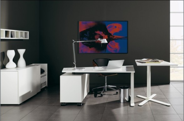 black white idea catchy style home office furniture