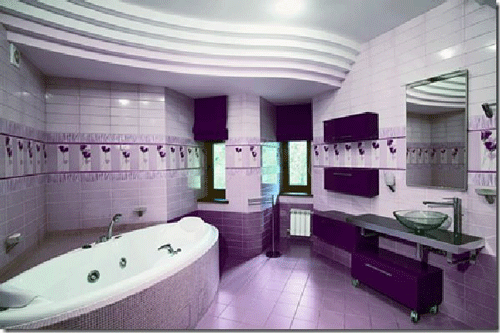 Décor nhà với sắc tím huyền bí-4