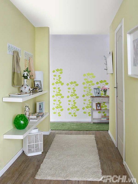 Thêm chút ấn tượng cho lối vào nhà