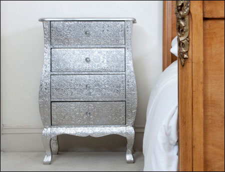 Màu ánh bạc trong trang trí nội thất  - -2