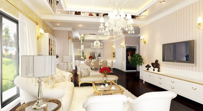 Trang trí nội thất phòng khách Ảnh 04
