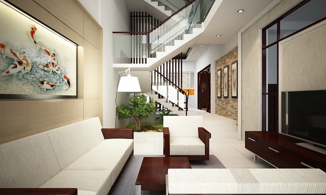 Trang trí nội thất phòng khách Ảnh 08