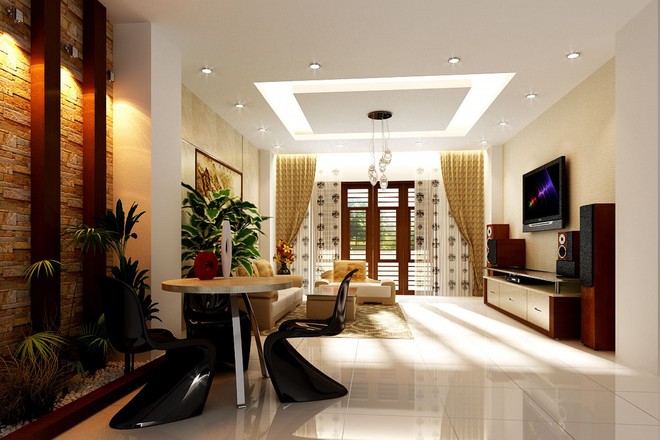Trang trí nội thất phòng khách Ảnh 21
