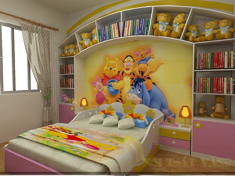 Thiết kế phong thủy phòng cho bé yêu