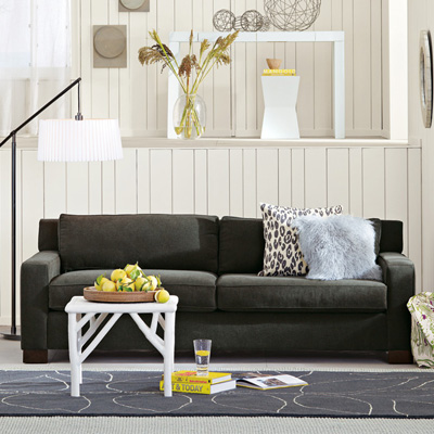 Những kiểu Sofa đẹp cho không gian nhà hiện đại-sofa màu đen sang trọng