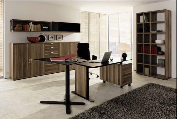 simple modern home office furniture