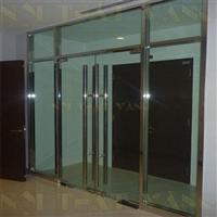 Cửa kính cường lực - bản lề sàn