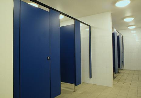 Vách ngăn vệ sinh Compact HPL chịu nước, WC13