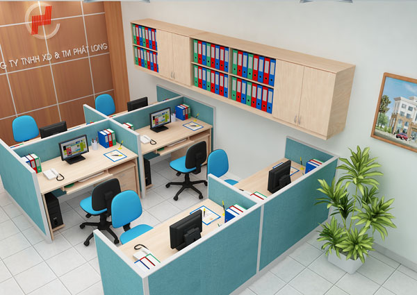 Vách ngăn khung nhôm bọc nỉ, VNKN05
