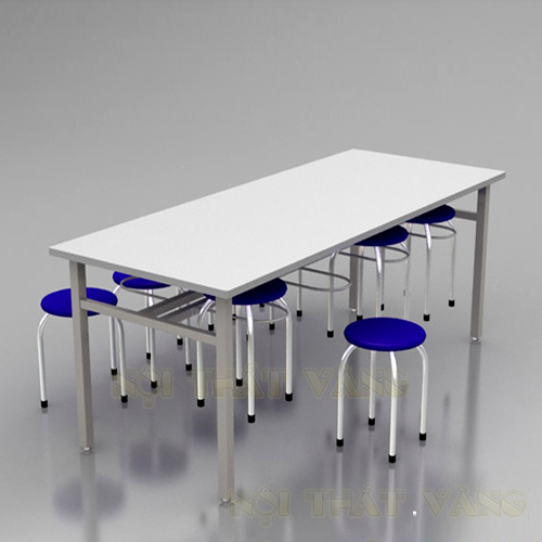 Bàn ăn công nghiệp mặt composite BCNC001