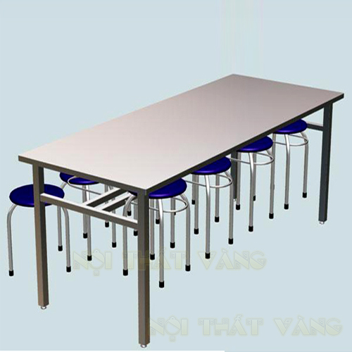 Bàn ăn công nghiệp mặt gỗ phủ Laminate BCNG001