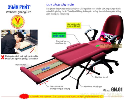 Ghế ngủ văn phòng GN01