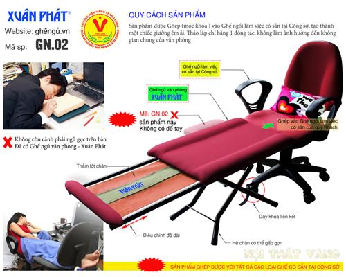 Ghế ngủ văn phòng GN02