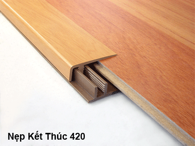 Nẹp kết thúc vàng 420
