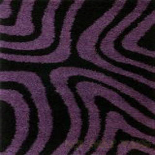 Thảm trang trí CHILLOUT 650 BLACK-VIOLET