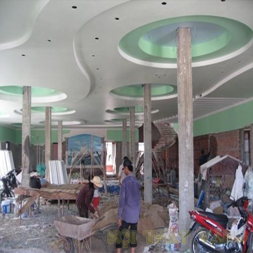 Trần thạch cao khung chìm Vĩnh Tường SERRA
