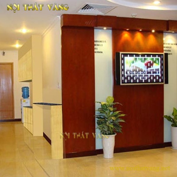 Vách ngăn gỗ trang trí, ốp tường 1 mặt VNOV03